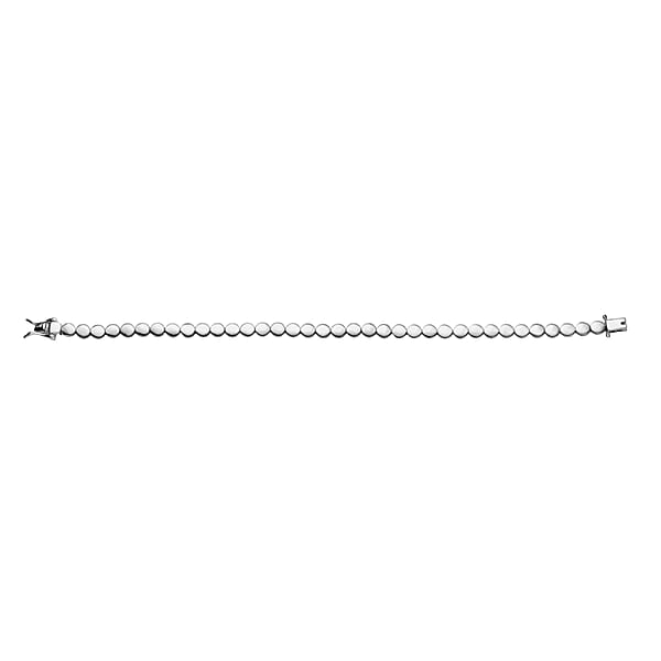 Shop Lc Rhapsody Line Bracelet In 950 Platinum (6.50 In) 10.36 Grams