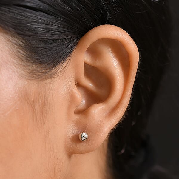 Shop Lc Rhapsody Stud Earrings In 950 Platinum 3.55 Grams