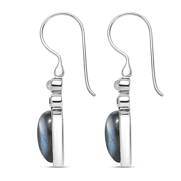 Shop Lc Sajen Silver Malagasy Labradorite Multi Gemstone Earrings In Rhodium Over Sterling Silver 10.40 Ctw