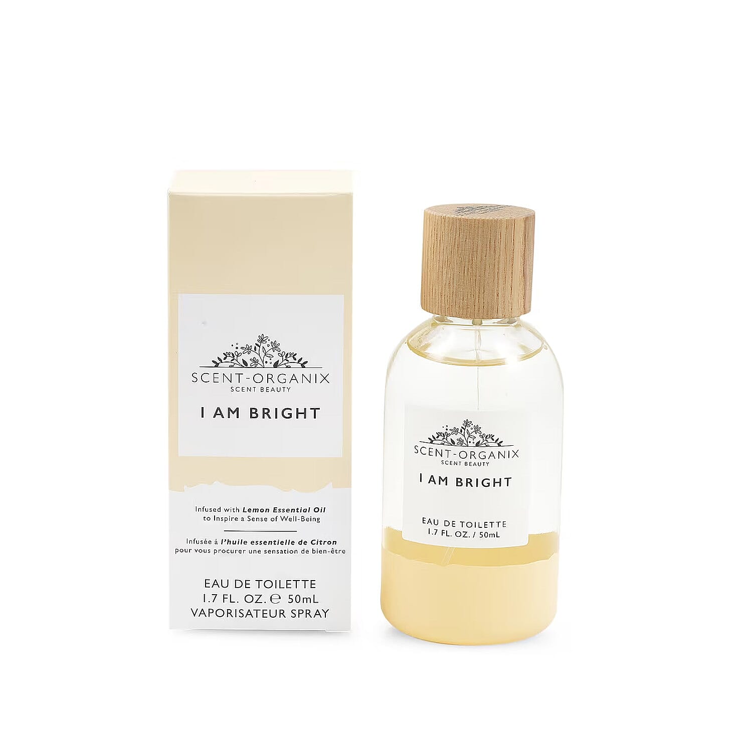 shop lc Scent Organix I Am Bright EDT Infused with Lemon Essential Oil (1.7oz)