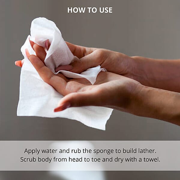 Shop Lc Scrubzz Bath Sponges Regular (25 Packs) Exfoliating Bath Sponges Shower Sponges Body Wash Sponge