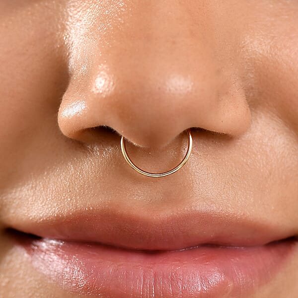 Shop Lc Septum Ear Cuff In 10K Yellow Gold 0.50 Grams