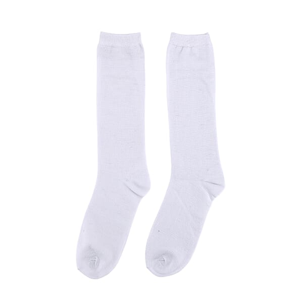 Shop Lc Set Of 10 Pairs 97% Polyester And 3% Spandex Kneehigh Socks - White