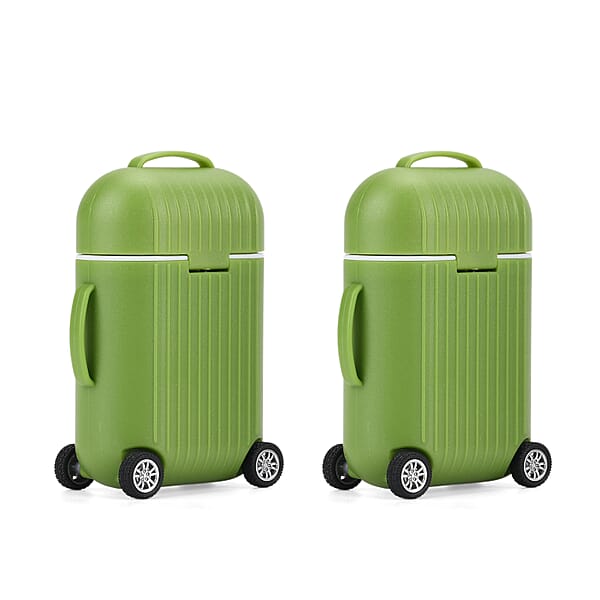 Shop Lc Set Of 2 Compact 8pc Mini Travel Case Nail Kit - Green