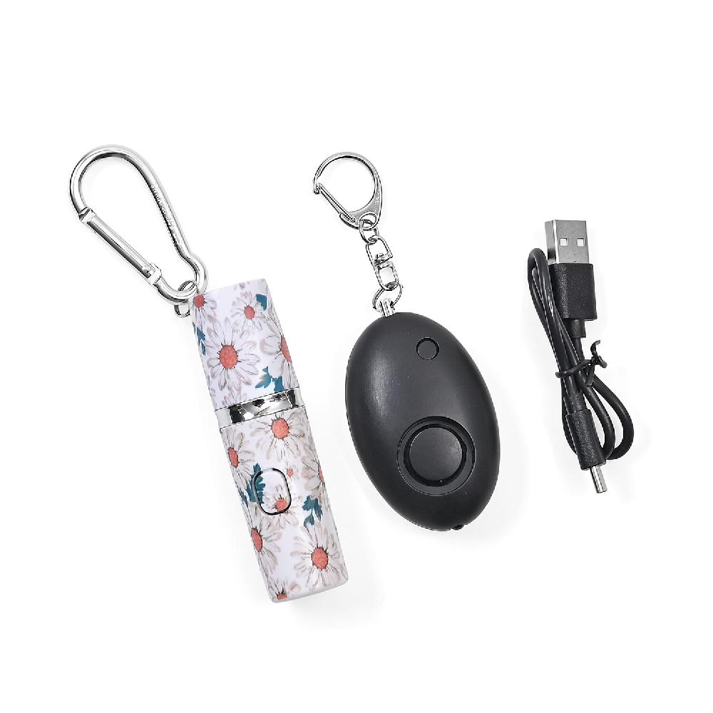 shop lc Set of 2 Personal Safety Siren Alarm Key Chain