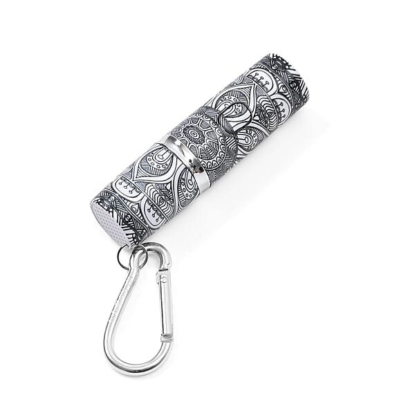 Shop Lc Set Of 2 Solid Oval And Tribal Pattern Lipstick Shape Personal Safety Siren Alarm Key Chain