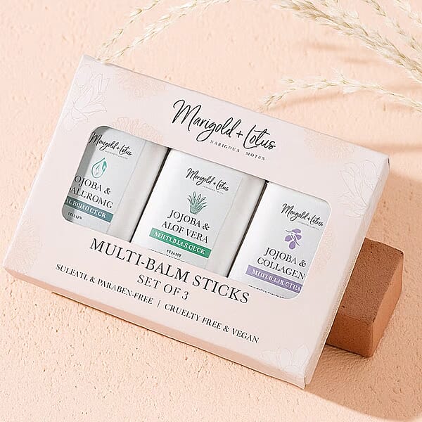 Shop Lc Set Of 3 Sunscreen Stick With SPF 30 - Jojoba Oil Aloevera And Halyuronic Acid