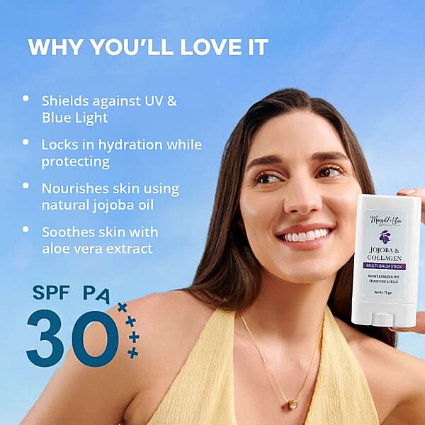 Shop Lc Set Of 3 Sunscreen Stick With SPF 30 - Jojoba Oil Aloevera And Halyuronic Acid