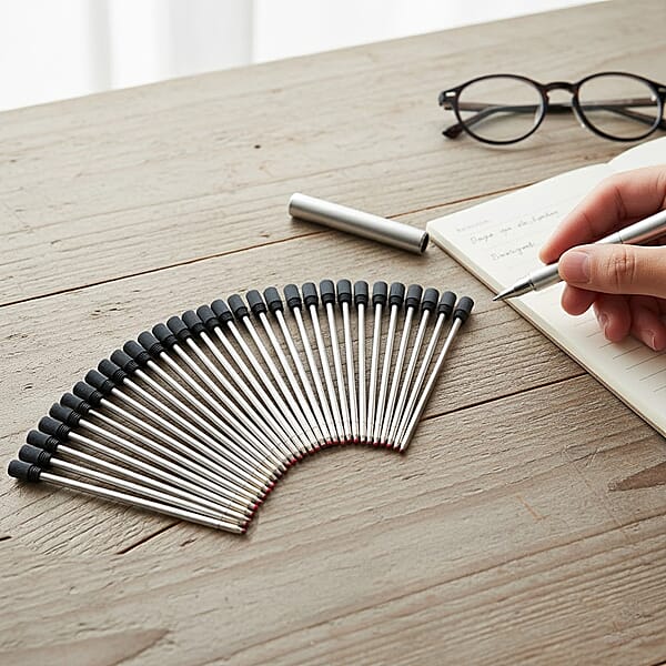 Shop Lc Set Of 30pcs Black Ink Refills Of Crystal Lamp Pen