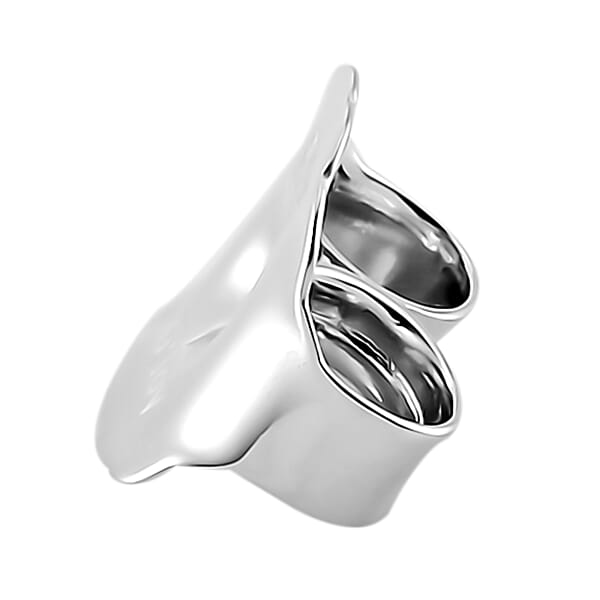 Shop Lc Set Of 4 - Rhodium Over Sterling Silver 9mm Ear Nut 3.20 Grams