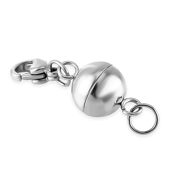 Shop Lc Set Of Three 9mm Magnetic Lock With 9mm Lobster Clasp And 0.6x5mm Ring In ION Palted YG RG And Stainless Steel