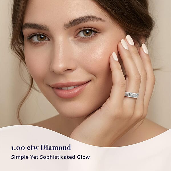 Shop Lc SGL Certified Luxoro 10K Yellow Gold G-H I3 Diamond Band Ring 2.50 Grams 1.00 Ctw