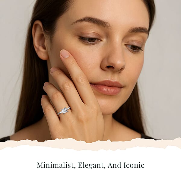 Shop Lc SGL Certified Luxuriant Lab Grown Diamond G-H VS 1.00 Ctw Solitaire Ring In 950 Platinum (Size 6.5)