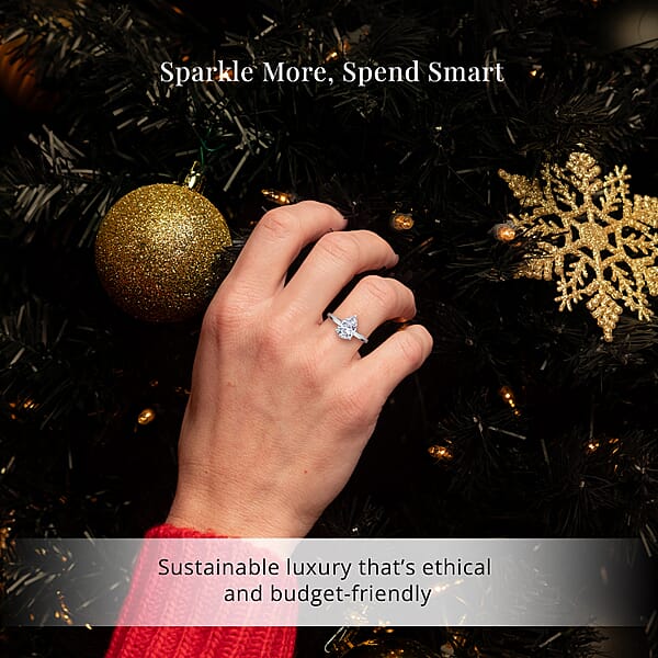 Shop Lc SGL Certified Luxuriant Lab Grown Diamond G-H VS 2.00 Ctw Ring In 950 Platinum 4 Grams