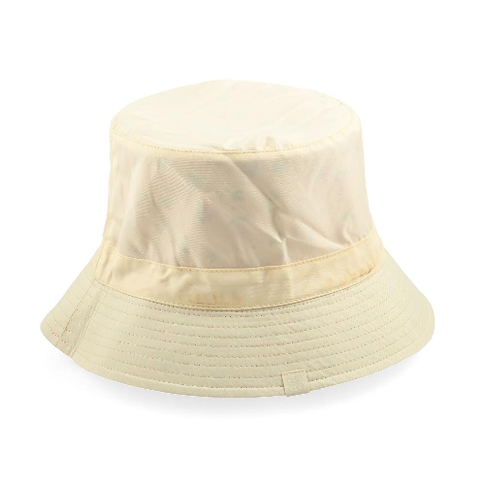 shop lc ShedRain Cream and Orange Floral Reversible Bucket Hat