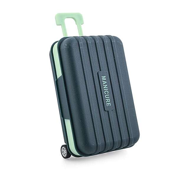 Shop Lc 12pc Mini Travel Case Nail Kit- Green