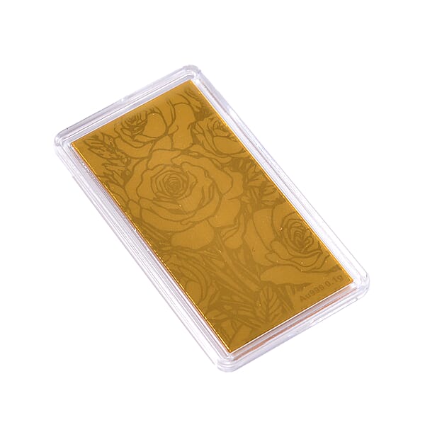 Shop Lc 24K Gold Rose Flower Emboss Sheet 100mg