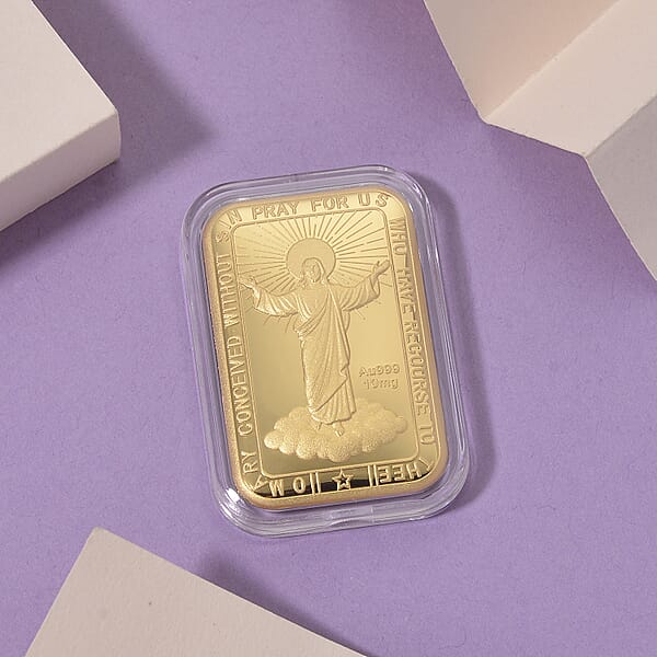 Shop Lc 24K Golden Mother Mary Emboss Sheet 10mg