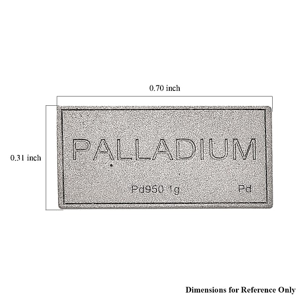 Shop Lc 950 Palladium Bar 1 Grams
