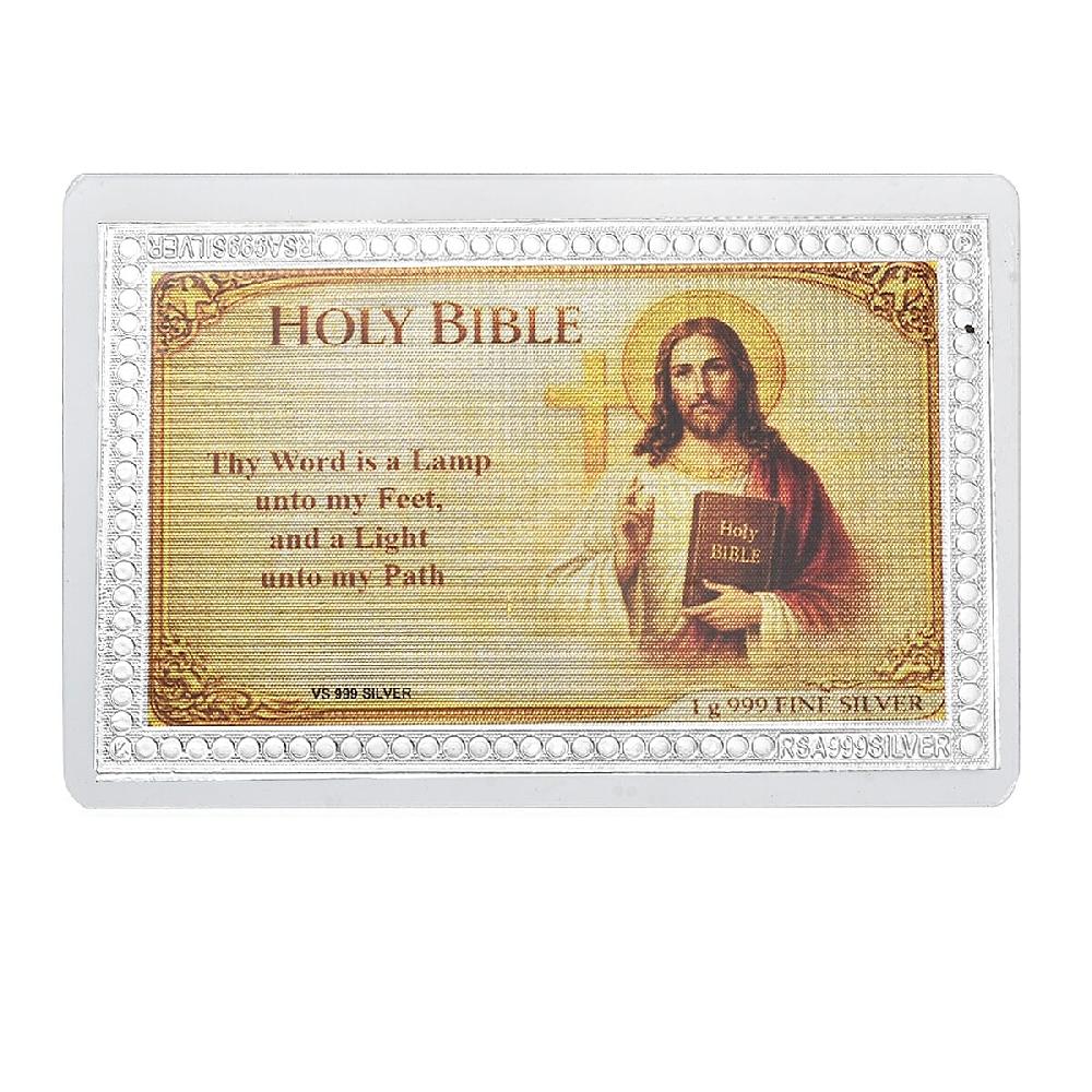 shop lc 999 Fine Silver Holy Bible Emboss Sheet 1g