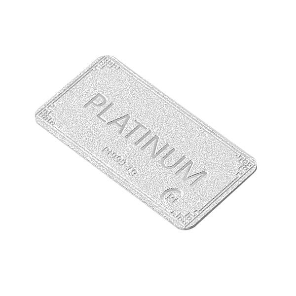 Shop Lc 999 Platinum Bar 10x20x0.23mm 1 Grams