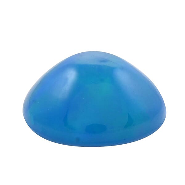 Shop Lc AAA Enhanced Blue Opal (Rnd 8 Mm) 1.00 Ctw