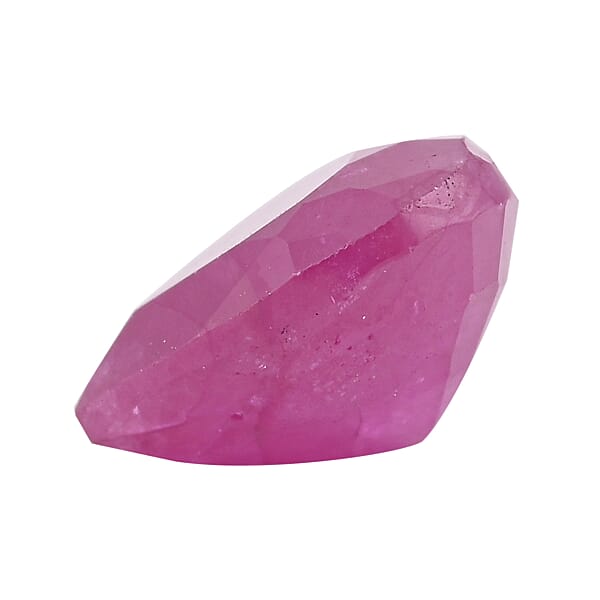 Shop Lc AAA Montepuez Ruby (Hrt 6 Mm) 0.90 Ctw