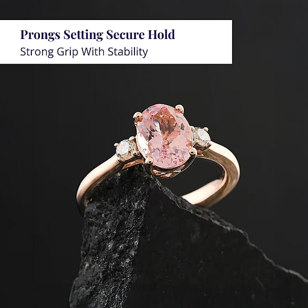 Shop Lc AAA Pink Morganite Ring