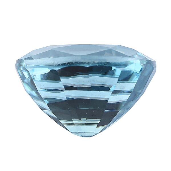 Shop Lc AAAA Blue Zircon (Cush 8x6 Mm) 2.70 Ctw