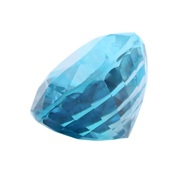 Shop Lc AAAA Blue Zircon (Ovl 8x6 Mm) 2.00 Ctw