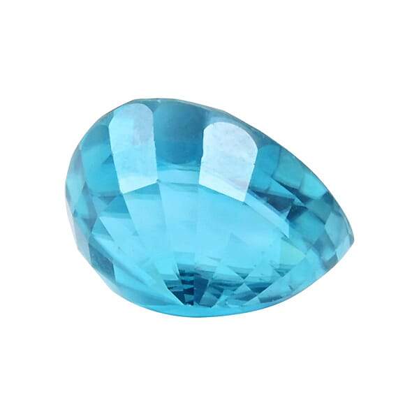 Shop Lc AAAA Blue Zircon (Pear Free Size) 4.50 Ctw