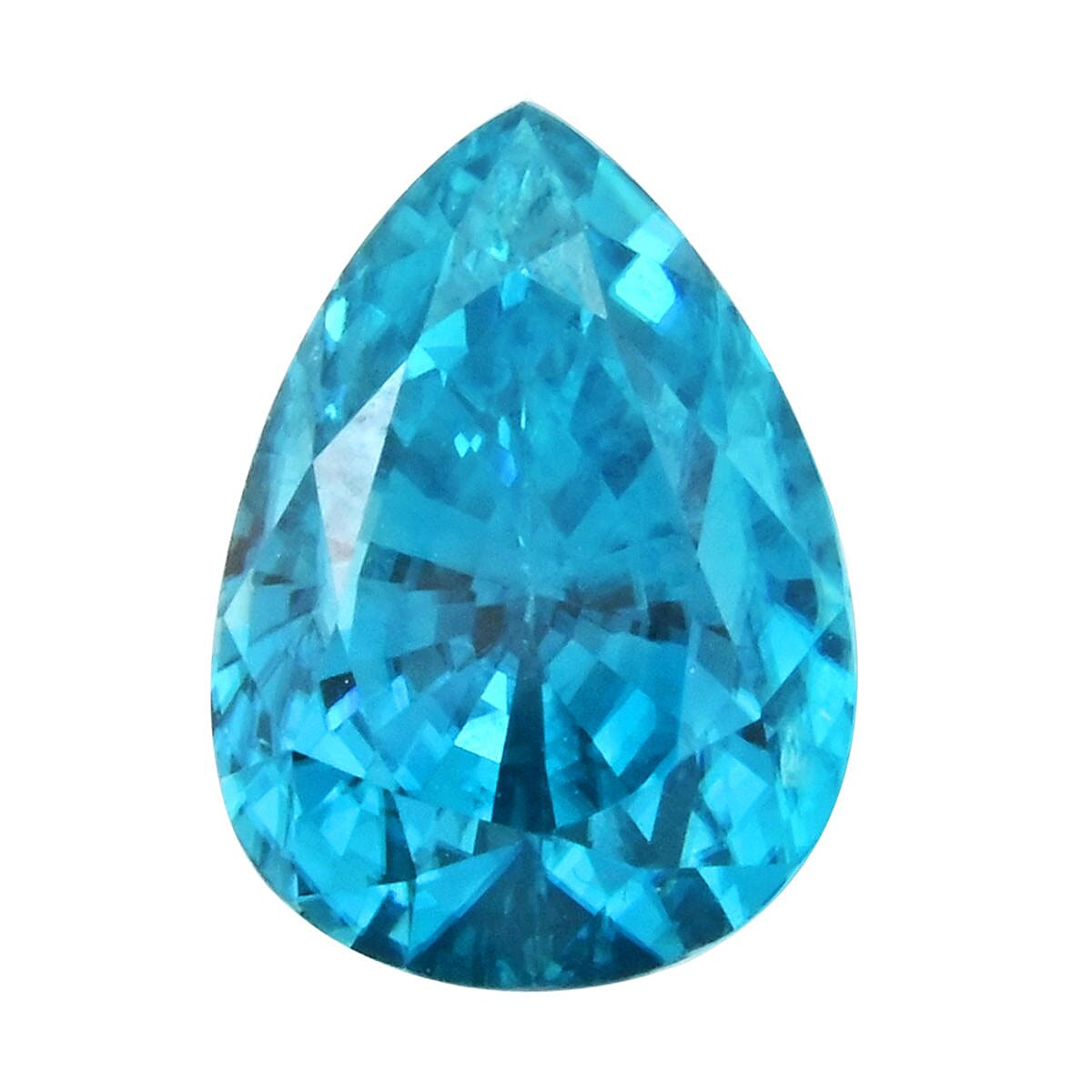 shop lc AAAA Blue Zircon (Pear Free Size) 4.50 ctw