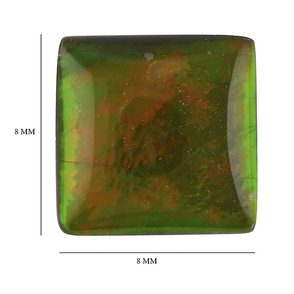 Shop Lc AAAA Canadian Ammolite (Sqr 8x8 Mm) 1.50 Ctw