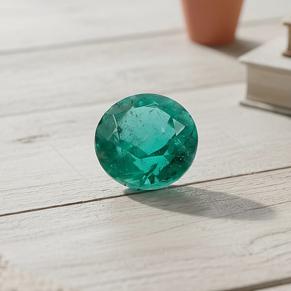 Shop Lc AAAA Gemfields Emerald (Rnd 5 Mm) 0.50 Ctw