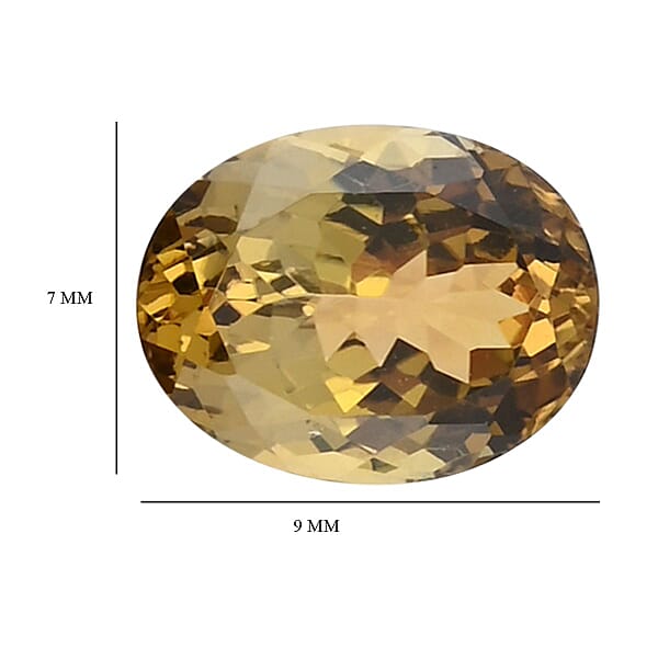 Shop Lc AAAA Golden Tanzanite (Ovl 9x7 Mm) 1.70 Ctw