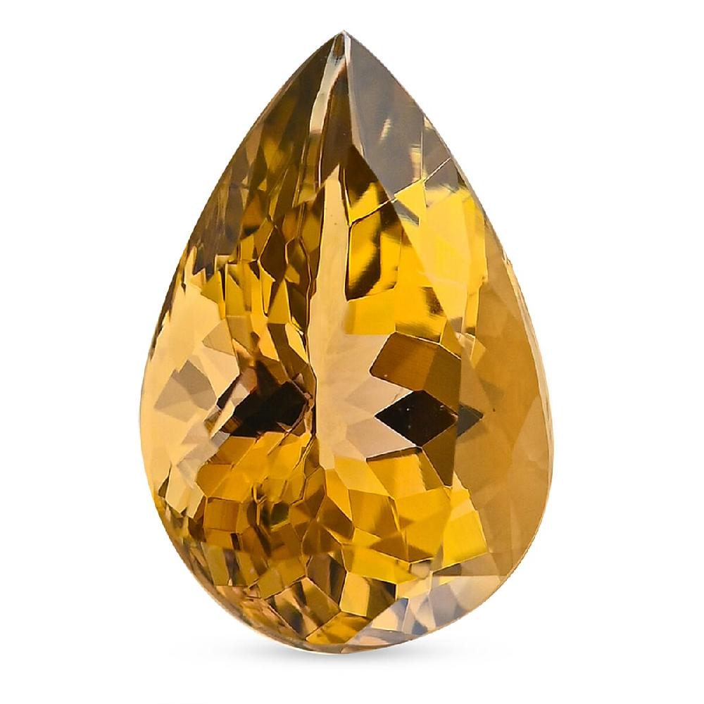 shop lc AAAA Golden Tanzanite (Pear 9x6mm) 1.20 ctw