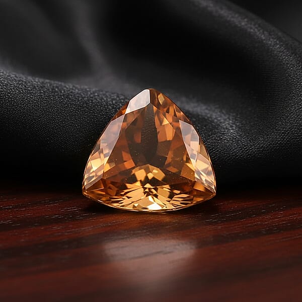 Shop Lc AAAA Golden Tanzanite (Trl 7mm) 1.20 Ctw