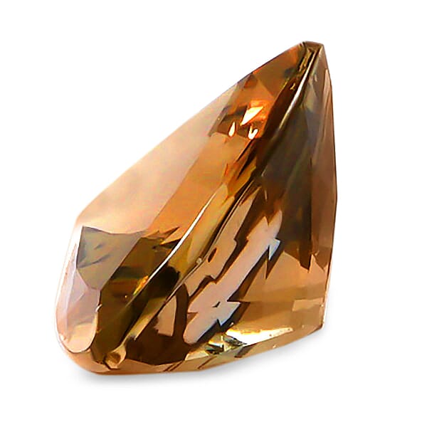 Shop Lc AAAA Golden Tanzanite (Trl 7mm) 1.20 Ctw