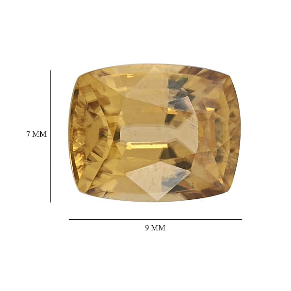 Shop Lc AAAA Golden Zircon (Cush 9x7 Mm) 3.00 Ctw