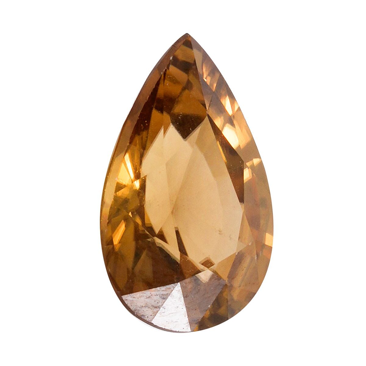 shop lc AAAA Golden Zircon (Pear 10x7 mm) 2.30 ctw