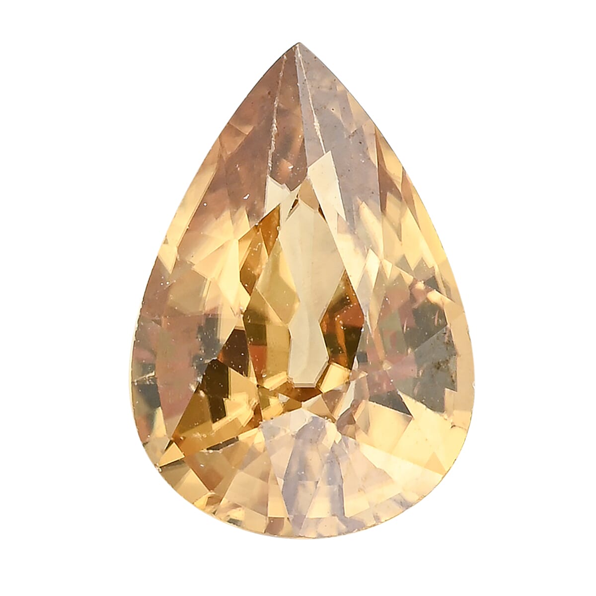 shop lc AAAA Golden Zircon (Pear 10x7 mm) 2.50 ctw