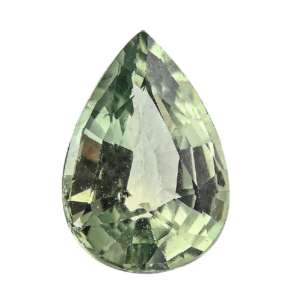 shop lc AAAA Green Sapphire (Pear 7x5 mm) 0.70 ctw