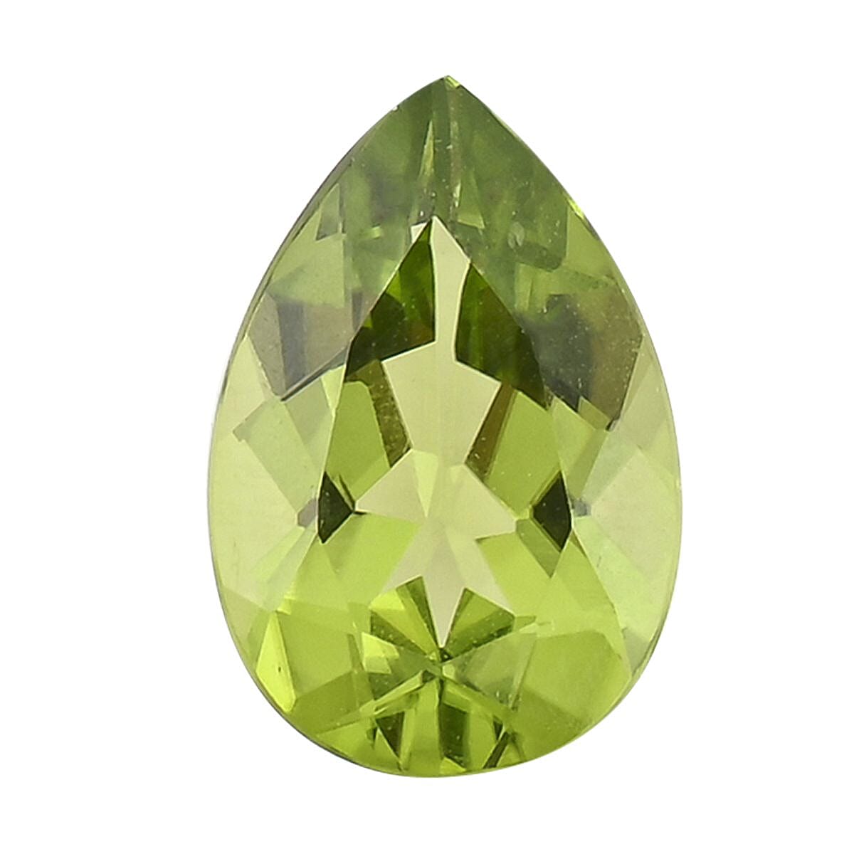 shop lc AAAA Kashmir Peridot (Pear 12x8 mm) 2.50 ctw