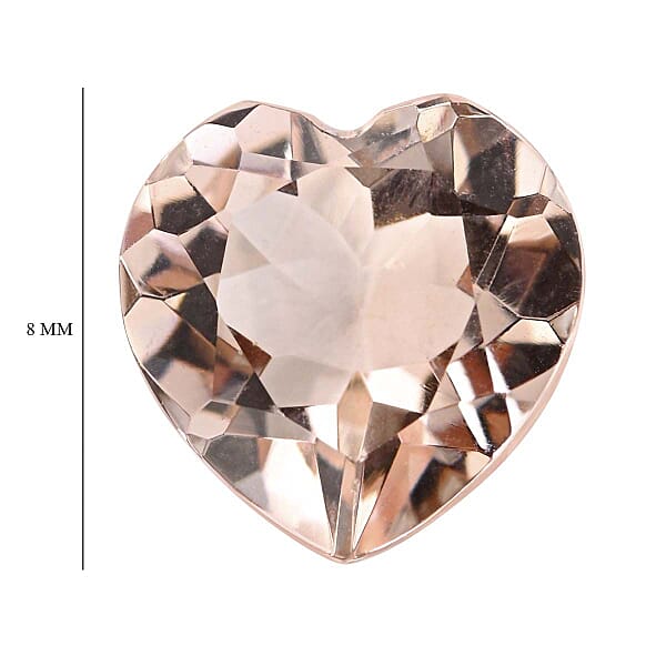 Shop Lc AAAA Marropino Morganite (Hrt 8 Mm) 1.50 Ctw