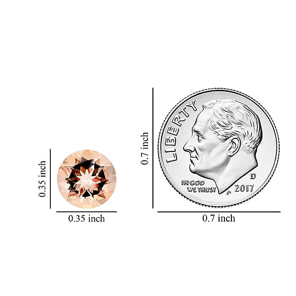 Shop Lc AAAA Marropino Morganite (Rnd 9 Mm) 2.20 Ctw