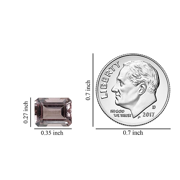 Shop Lc AAAA Pink Morganite (Oct 9x7 Mm) 2.00 Ctw