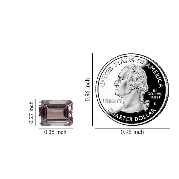 Shop Lc AAAA Pink Morganite (Oct 9x7 Mm) 2.00 Ctw
