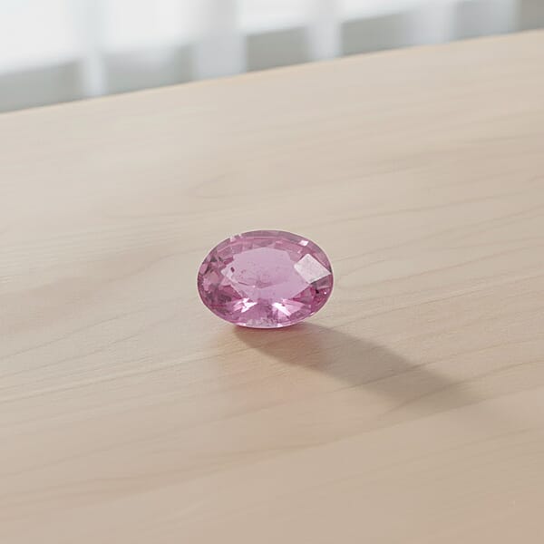 Shop Lc AAAA Pink Sapphire (Oval 7x5 Mm) 0.70 Ctw