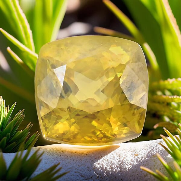 Shop Lc AAAA Sava Sphene (Cush 8x8 Mm) 3.00 Ctw