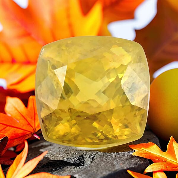Shop Lc AAAA Sava Sphene (Cush 8x8 Mm) 3.00 Ctw